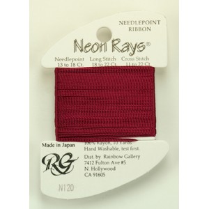 Neon Rays Merlot - Rainbow...