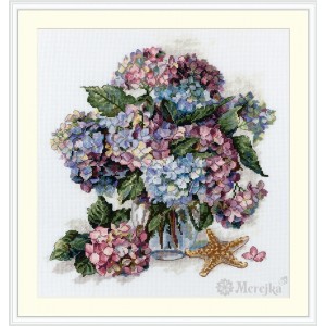 Borduurpakket Hydrangea -...