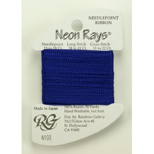 Neon Rays Indigo Blue -...