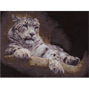 Borduurpakket Snow Leopard...