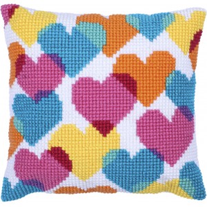 Kussen borduurpakket Heart...