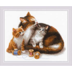 Borduurpakket Cat with...