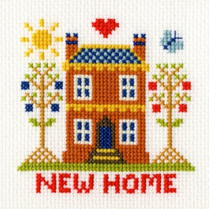 Cross stitch kit New Home...