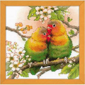 Borduurpakket Lovebirds -...