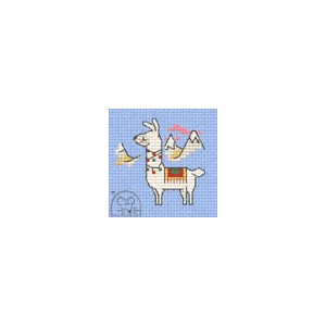 Cross stitch kit Llama -...