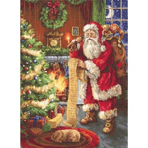 Borduurpakket Santa Claus -...