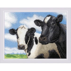 Cross stitch kit Cows - RIOLIS