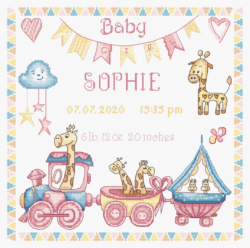 Cross stitch baby shop