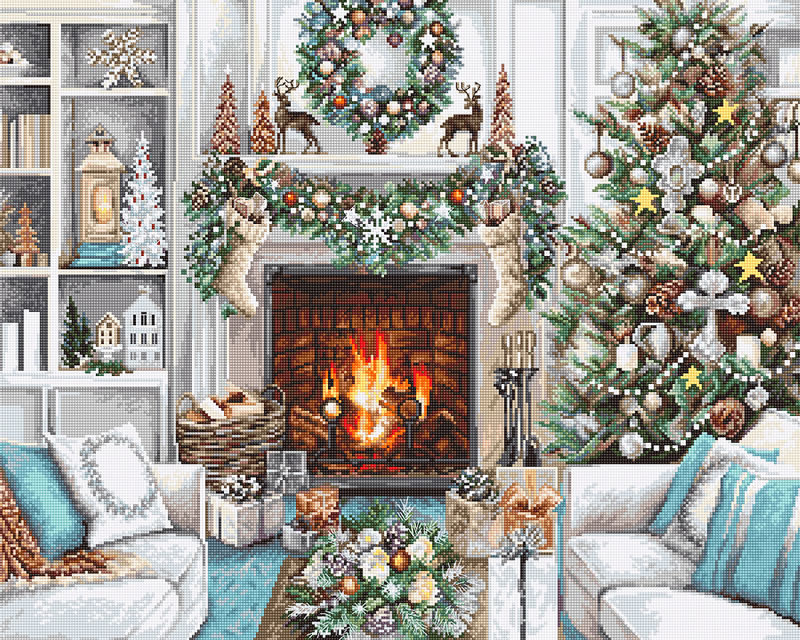 Christmas cross stitch kits deals