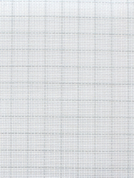 33 x 110 cm - Easy ct Aida 18 ct - White