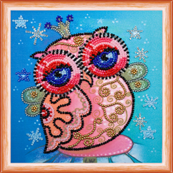 Kralen borduurpakket Fairy Owl - Abris Art