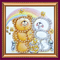 Bead Embroidery kit Star Shower - 1 - Abris Art