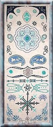 Cross Stitch Chart Oriental Blue - Alessandra Adelaide