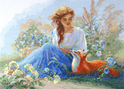 Borduurpakket Mother Nature - Meadow - Aine