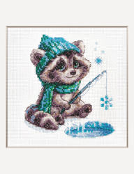 Borduurpakket Curious Raccoon - Aine