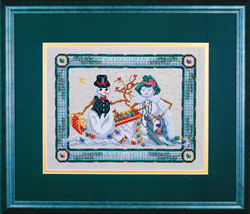 Cross Stitch Chart Snow Date - Black Swan Designs