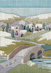 Platsteek pakket Long Stitch Seasons - Winter Walk  - Derwentwater Designs