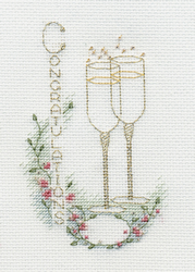 Borduurpakket Greeting Card - Congratulations  - Bothy Threads