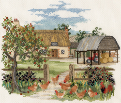 Borduurpakket Countryside - Appletree Farm - Derwentwater Designs