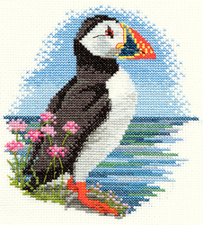 Cross stitch kit Birds - Puffin - Bothy Threads