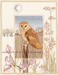 Borduurpakket Wildlife - Barn Owl - Bothy Threads