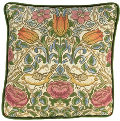 Petit Point borduurpakket William Morris - Rose Tapestry - Bothy Threads