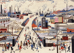 Petit Point borduurpakket Lowry - Canal Bridge - Bothy Threads