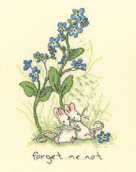 Cross stitch kit Anita Jeram - Forget me not - Bothy Threads