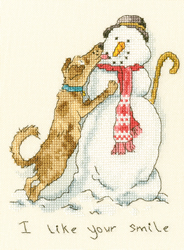 Cross stitch kit Anita Jeram - I like your smile - Bothy Threads