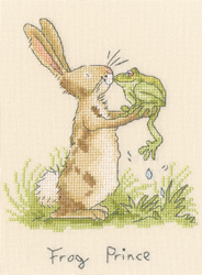 Cross stitch kit Anita Jeram - Frog Prince - Bothy Threads