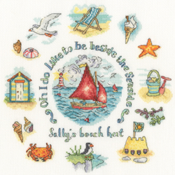 Borduurpakket Amanda Loverseed - Beside The Seaside - Bothy Threads