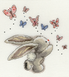 Cross stitch kit Bebunni - Butterflies - Bothy Threads