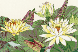 Borduurpakket Water Lily Blooms - Bothy Threads