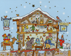 Cross stitch kit Cut Thru - Nativity - Bothy Threads