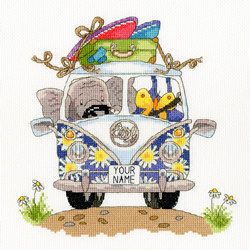 Cross stitch kit Simon Taylor Kielty - Pack Your Trunk - Bothy Threads