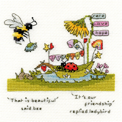 Borduurpakket Eleanor Teasdale - Beautiful Friendship - Bothy Threads