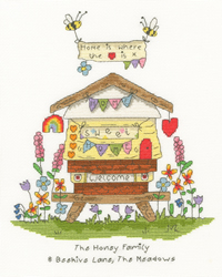 Borduurpakket Eleanor Teasdale - Bee Home - Bothy Threads