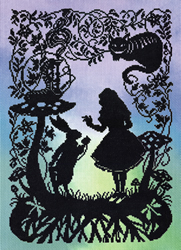 Cross stitch kit Deborah Street - Alice in Wonderland - Bothy Threads