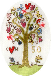 Cross stitch kit Kim Anderson - Golden Celebration - Bothy Threads