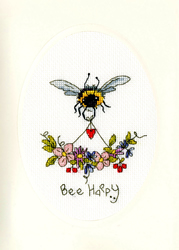 Borduurpakket Eleanor Teasdale - Bee Happy - Bothy Threads