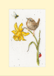 Borduurpakket Hannah Dale - The Birds And The Bees - Bothy Threads