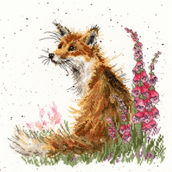 Cross stitch kit Hannah Dale - Amongst the Foxgloves - Bothy Threads