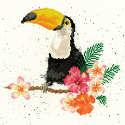 Cross stitch kit Hannah Dale - Toucan Of My Affection - Bothy Threads