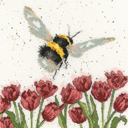 Cross stitch kit Hannah Dale Flight Of The Bumblebee - Bothy Threads