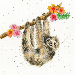 Cross stitch kit Hannah Dale - Hanging Around - Bothy Threads