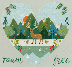 Cross stitch kit Hilary Yafai - Roam Free - Bothy Threads