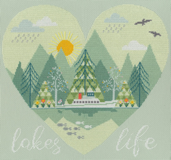 Borduurpakket Hilary Yafai - Lakes Life - Bothy Threads