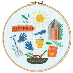 Cross stitch kit Jessica Hogarth - Allotment - Bothy Threads