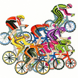 Borduurpakket Julia Rigby - Cycling Fun - Bothy Threads