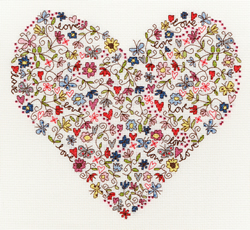 Borduurpakket Love - Love Heart - Bothy Threads